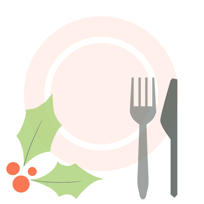 motiv för gåvobevis jultallrik