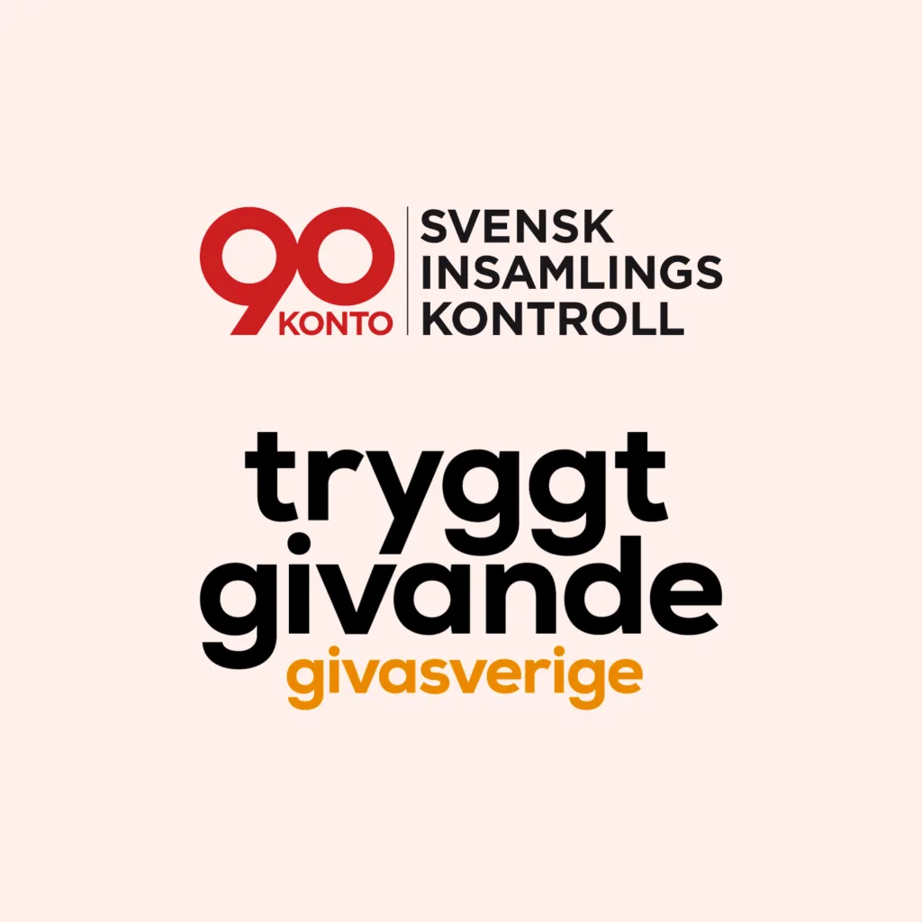 Räddningsmissionen är medlemmar hos Giva Sverige och har 90-konto.