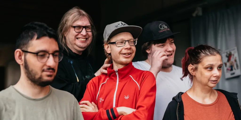 Gruppfoto med deltagare på Mediatorget