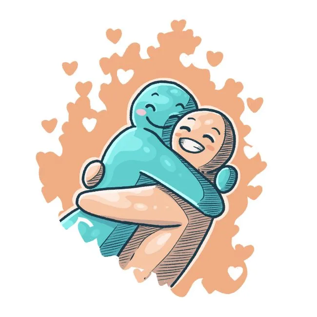 De digitala kramen Bamsekram illustration av Elin Östberg