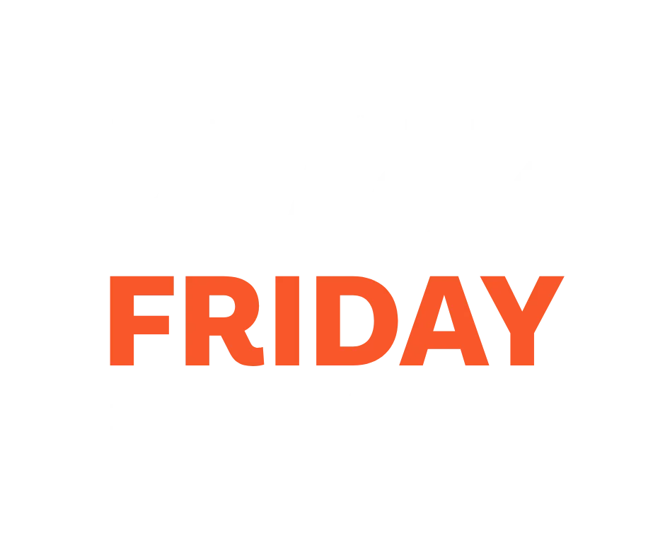 Dagens mest generösa erbjudande. Black Friday. 100 % fri från rabatt.