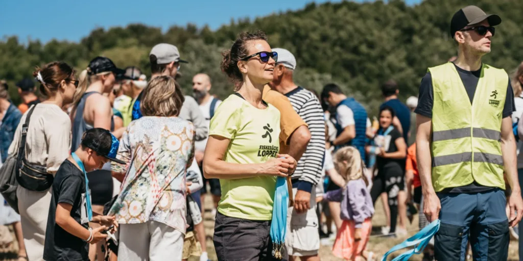 Folkvimmel på Fiskebäcksloppet
