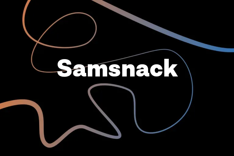 Samsnack - illustrerande bild